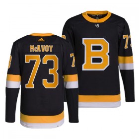 Boston Bruins Trikot Charlie McAvoy 73 Adidas Schwarz Ausweich Authentic - Herren